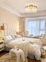 Decorative Pattern Glass Round Chandelier - Image 9