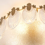Decorative Pattern Glass Round Chandelier - Image 10
