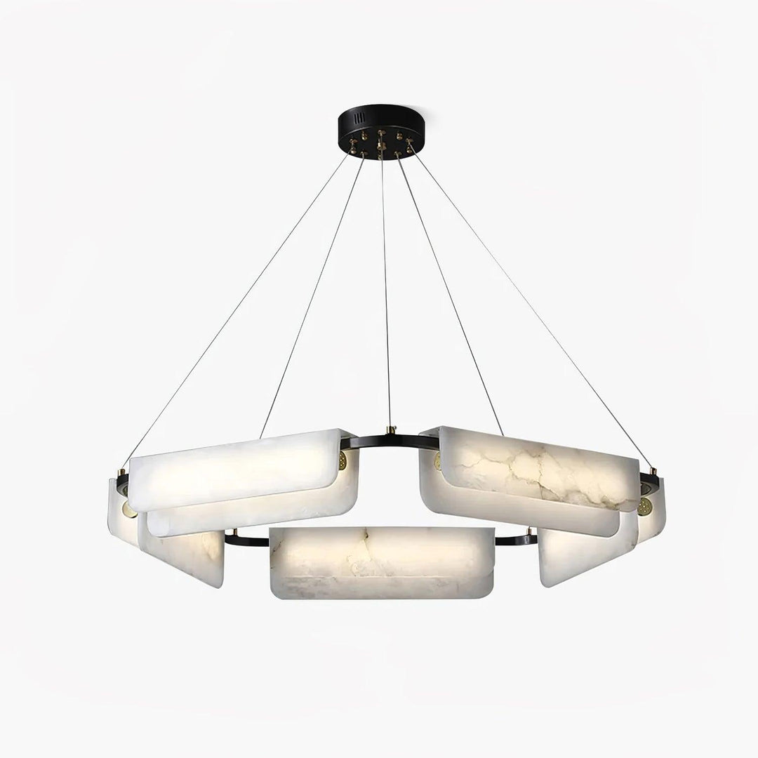 Delia_Alabaster_Chandelier__01_cdc39a72-38ff-4a42-ba84-9476f72c97d6.jpg Delia Alabaster Chandelier - Image 1