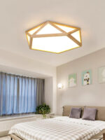 Diamond Wooden Ceiling Lamp - Image 12