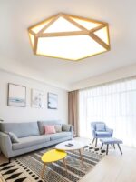 Diamond Wooden Ceiling Lamp - Image 14
