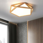 Diamond Wooden Ceiling Lamp - Image 3