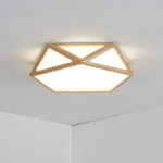 Diamond Wooden Ceiling Lamp - Image 7