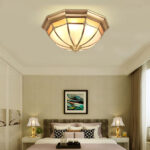Dome Brass Flush Ceiling Lamp - Image 15