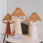Horns Ceramic Table Lamp - Image 2