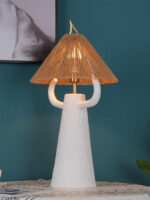 Horns Ceramic Table Lamp - Image 4