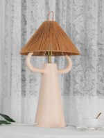 Horns Ceramic Table Lamp - Image 3