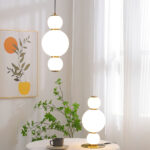 Double Globe Pendant Lamp - Image 6