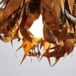 Dried Branch Leaf Pendant Lamp - Image 8
