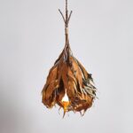 Dried Branch Leaf Pendant Lamp - Image 11