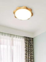 Drum Wood Ceiling Lamp - Image 7