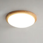 Drum Wood Ceiling Lamp - Image 14