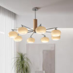 Elliptical Persimmon Chandelier - Image 11