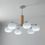 Elliptical Persimmon Chandelier - Image 17