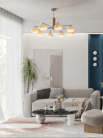 Elliptical Persimmon Chandelier - Image 6