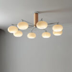 Elliptical Persimmon Chandelier - Image 7