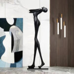 Embrace Ball Sculpture Floor Lamp - Image 5