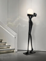 Embrace Ball Sculpture Floor Lamp - Image 4