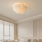 Feathered Ceiling Lamp - Image 9
