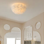 Feathered Ceiling Lamp - Image 3