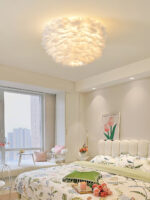 Feathered Ceiling Lamp - Image 5