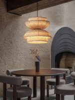 Fabric Art Hanging Lamp - Image 12