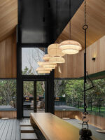 Fabric Art Hanging Lamp - Image 13