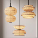 Fabric Art Hanging Lamp - Image 8