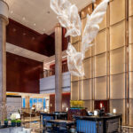 Falling Leaves Glass Chandelier - Image 10