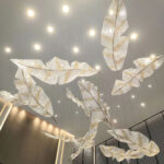 Falling Leaves Glass Chandelier - Image 9
