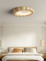Faux Wood Ripple Ceiling Lamp - Image 14