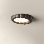 Faux Wood Ripple Ceiling Lamp - Image 17