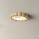 Faux Wood Ripple Ceiling Lamp - Image 18