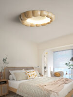 Faux Wood Ripple Ceiling Lamp - Image 19