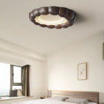 Faux Wood Ripple Ceiling Lamp - Image 3
