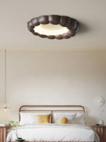 Faux Wood Ripple Ceiling Lamp - Image 5