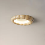 Faux Wood Ripple Ceiling Lamp - Image 20