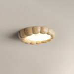 Faux Wood Ripple Ceiling Lamp - Image 9