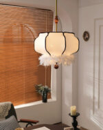 Feathered Lantern Pendant Light - Image 9