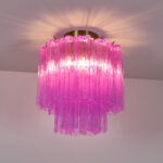 Fiora Purple Glass Ceiling Lamp - Image 4