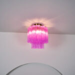Fiora Purple Glass Ceiling Lamp - Image 6