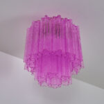 Fiora Purple Glass Ceiling Lamp - Image 12