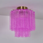 Fiora Purple Glass Ceiling Lamp - Image 7
