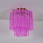 Fiora Purple Glass Ceiling Lamp - Image 9