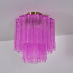 Fiora Purple Glass Ceiling Lamp - Image 13