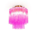 Fiora Purple Glass Ceiling Lamp - Image 17