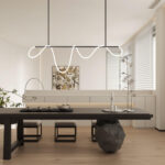 Flexible Linear Curve Chandelier - Image 11