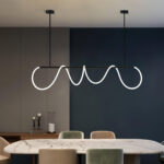 Flexible Linear Curve Chandelier - Image 14