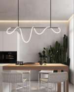 Flexible Linear Curve Chandelier - Image 15