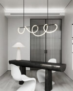 Flexible Linear Curve Chandelier - Image 16